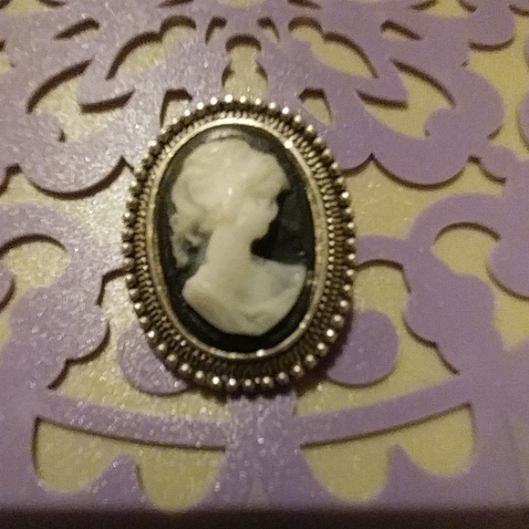 Vintage Jewelry - Vintage Camo Brooch